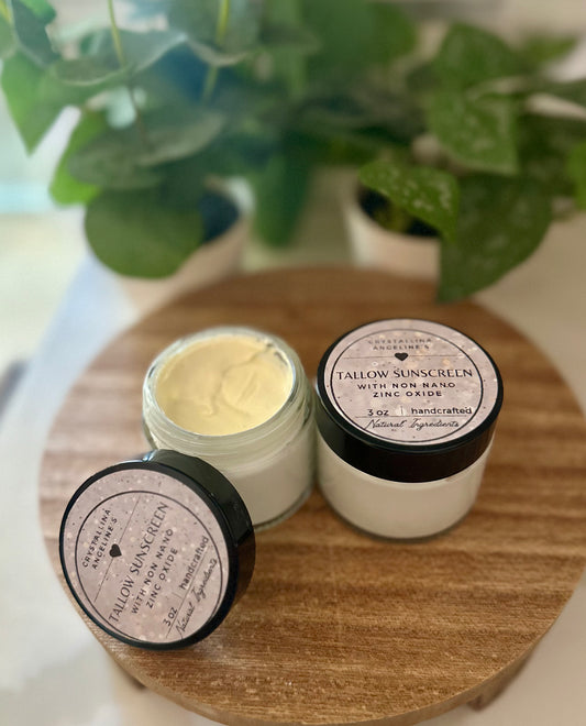 3 oz Natural Tallow Sunscreen SPF 20